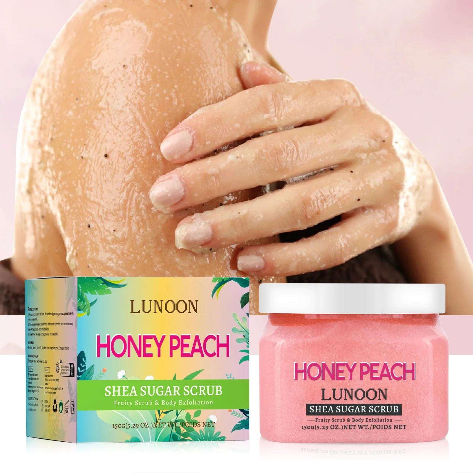 Peach Shea Butter Exfoliating Body Scrub
