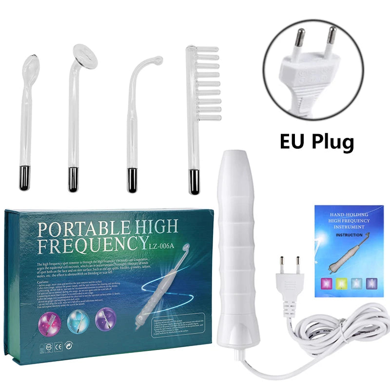 High-Frequency Neon Facial Wand