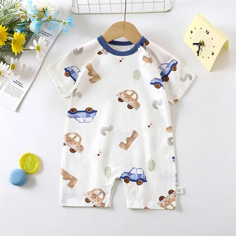 Cute Cartoon Baby Romper