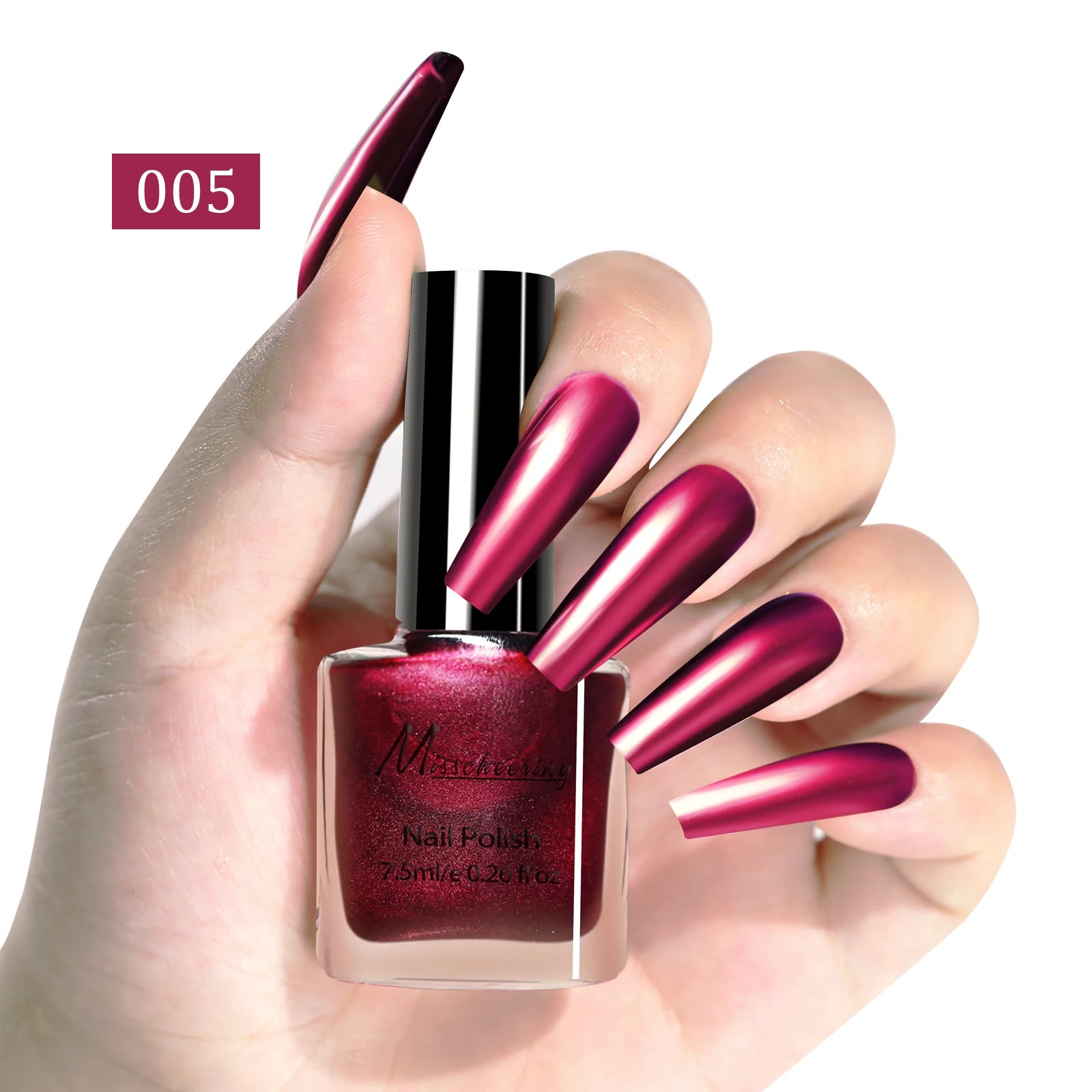 12-Color Mirror Gel Polish Set