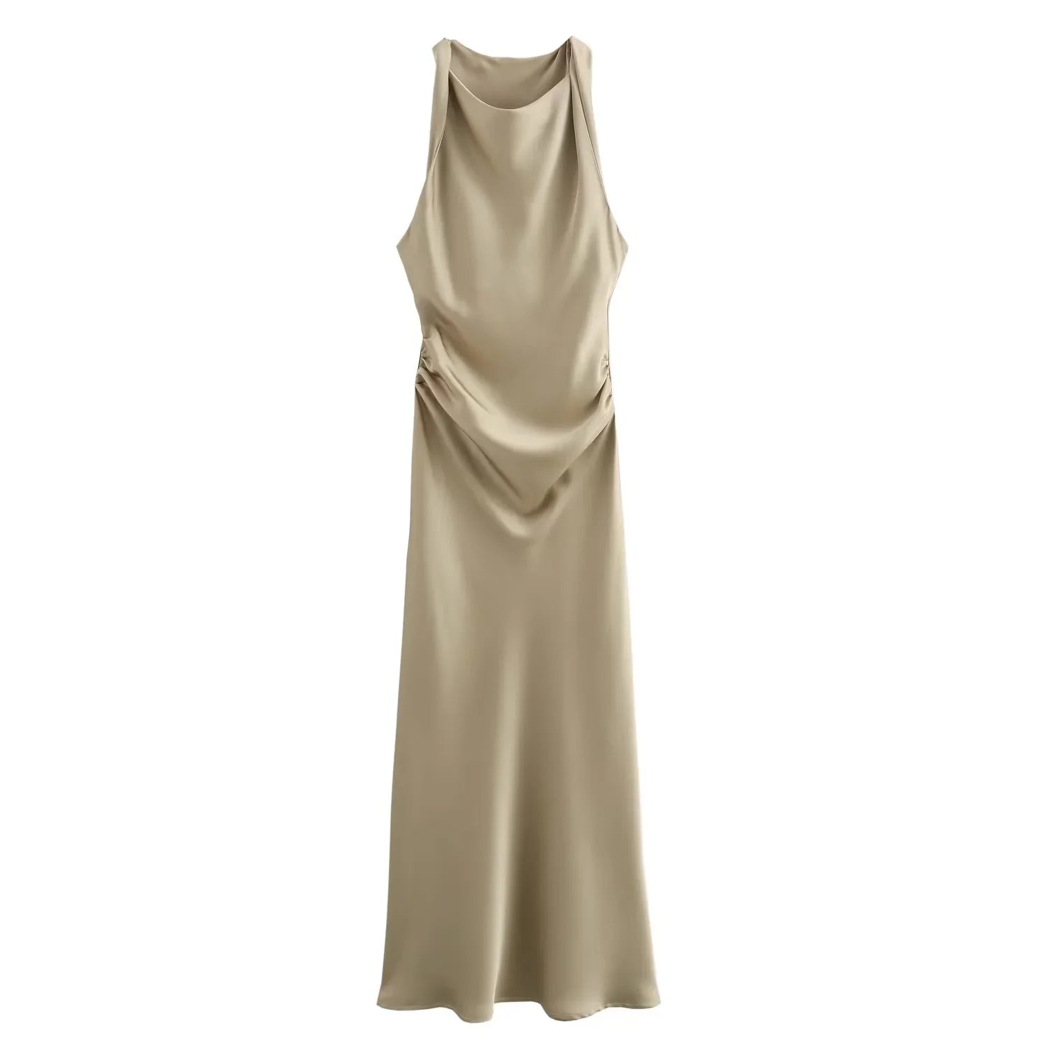Elegant Satin Slip Dress