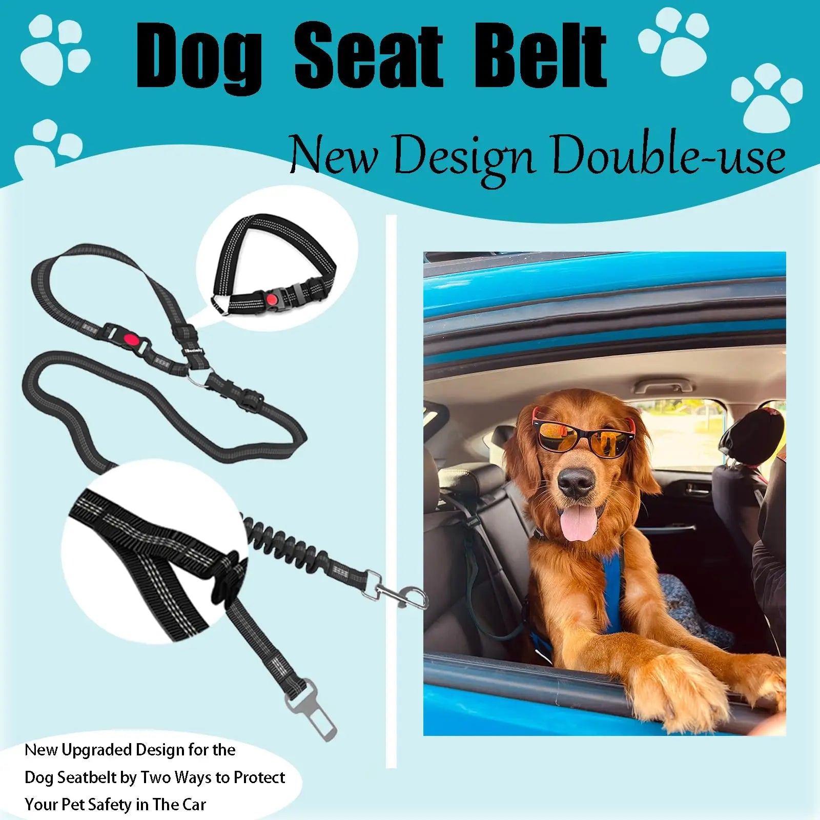 Adjustable Heavy Duty Dog Car Seat
