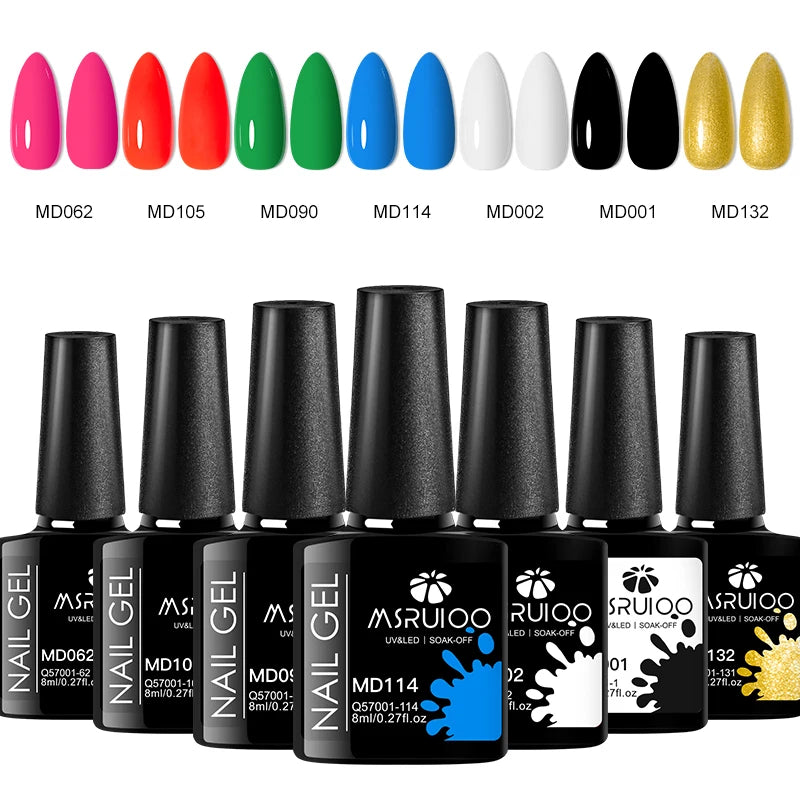 7-Piece UV Gel Polish Set