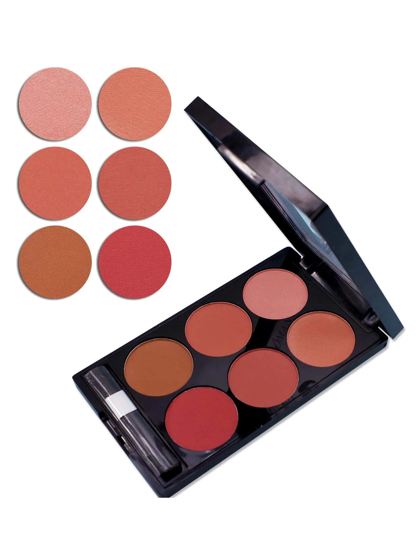 6-Color Blush and Contour Palette