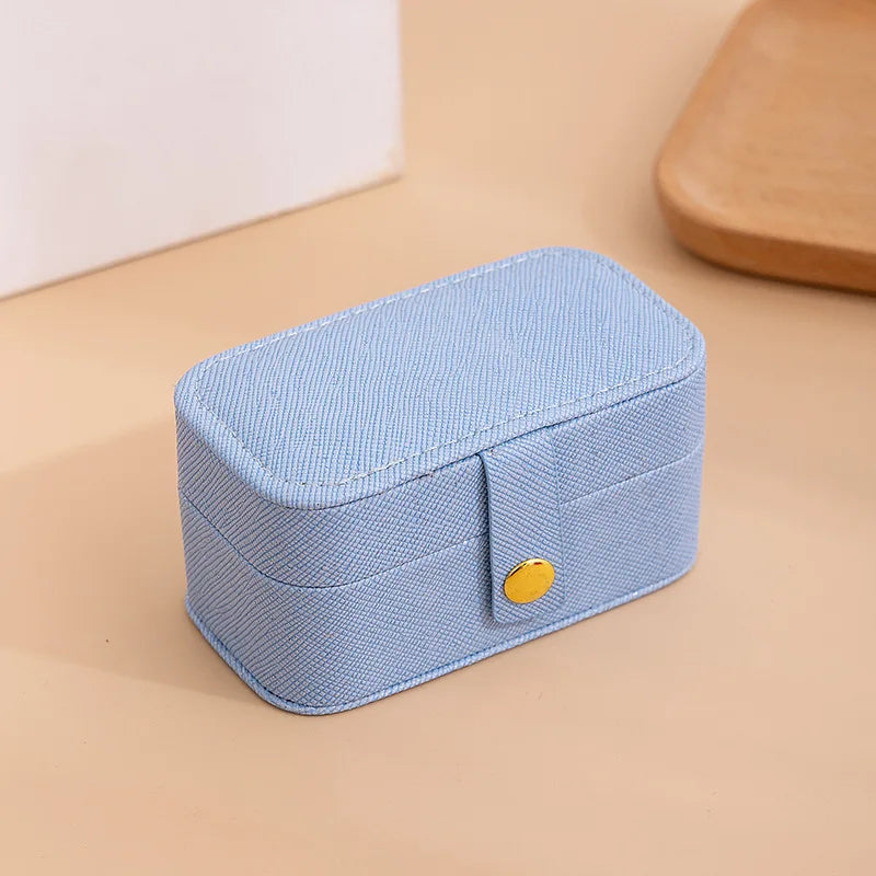 Portable PU Leather Jewelry Box