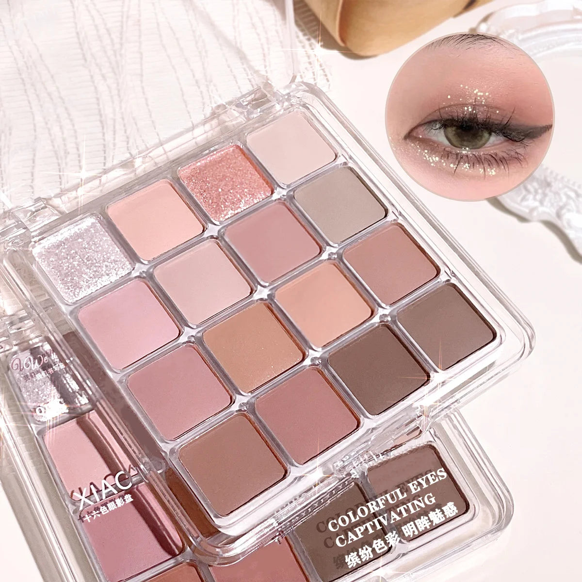 16-Color Sunset Contour and Highlighter Palette