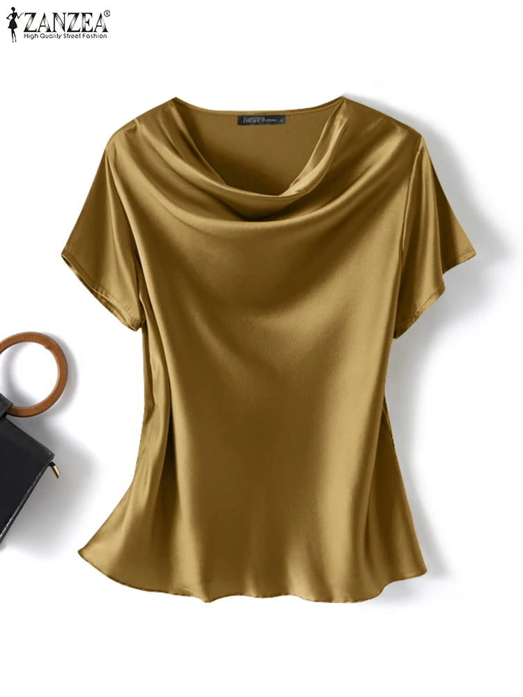 Elegant Satin Blouse
