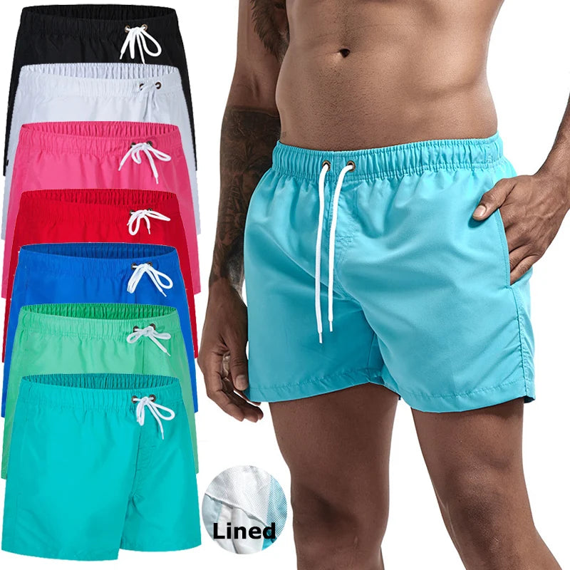 Quick-Dry Swim Trunks