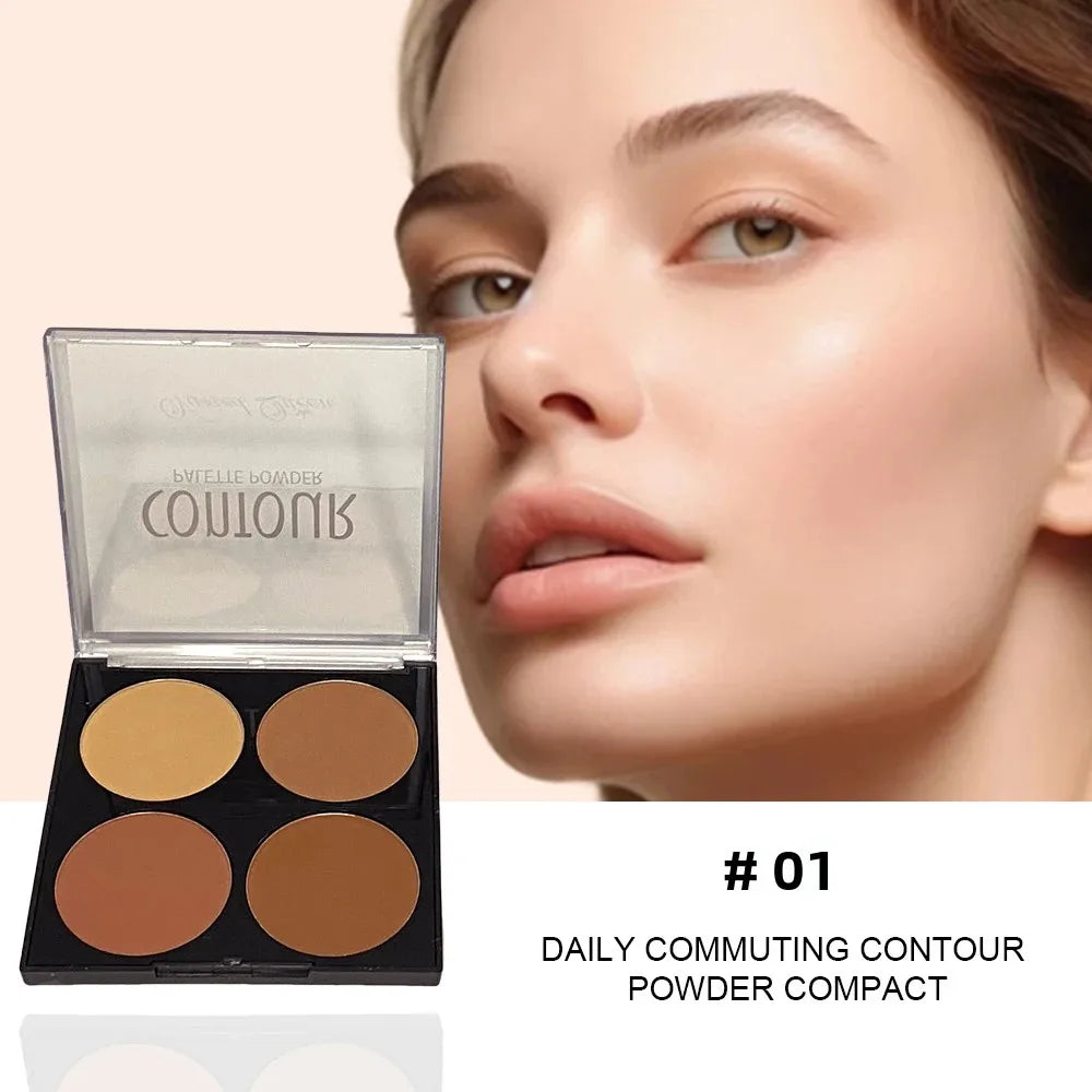 4-Color Highlighter & Contour Palette