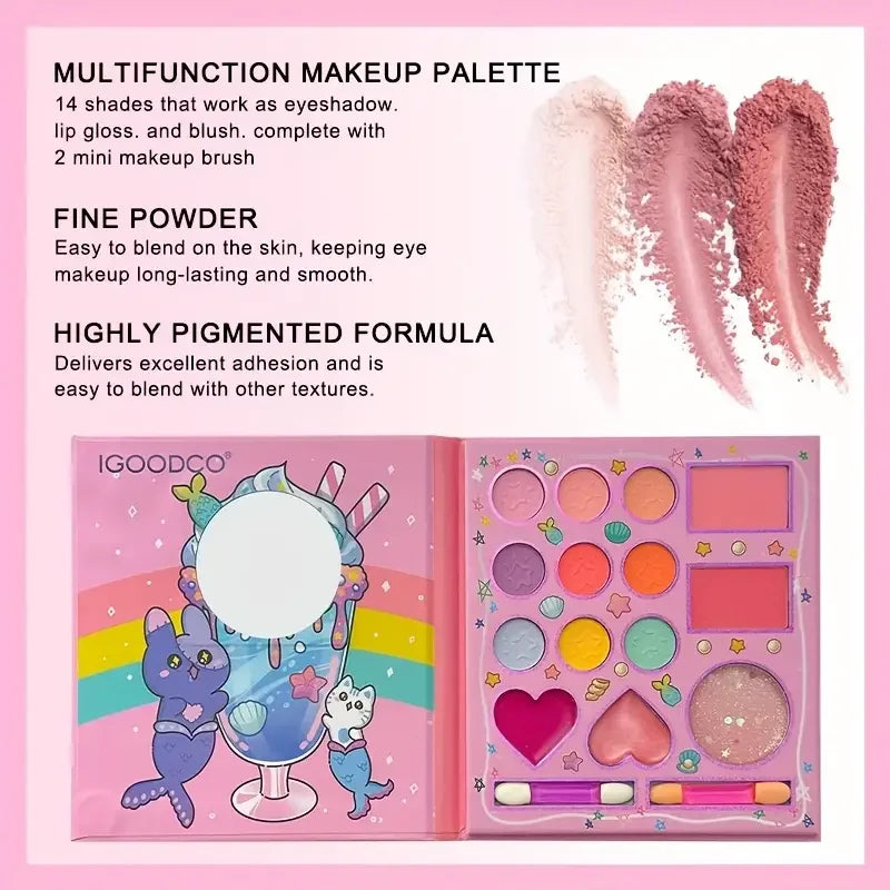 14-Color Cartoon Eyeshadow Palette