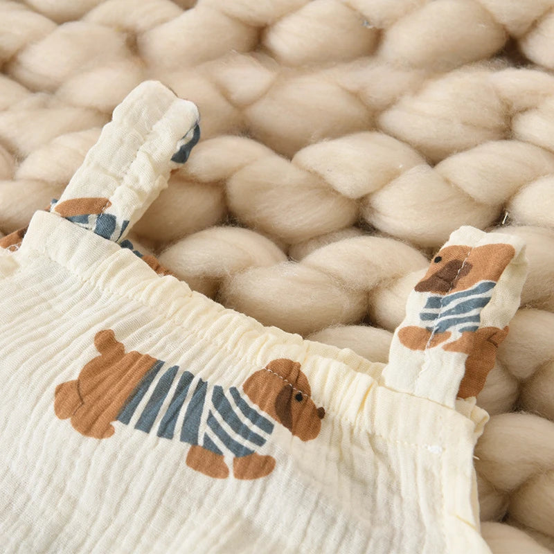 Baby Summer Cotton Romper Set