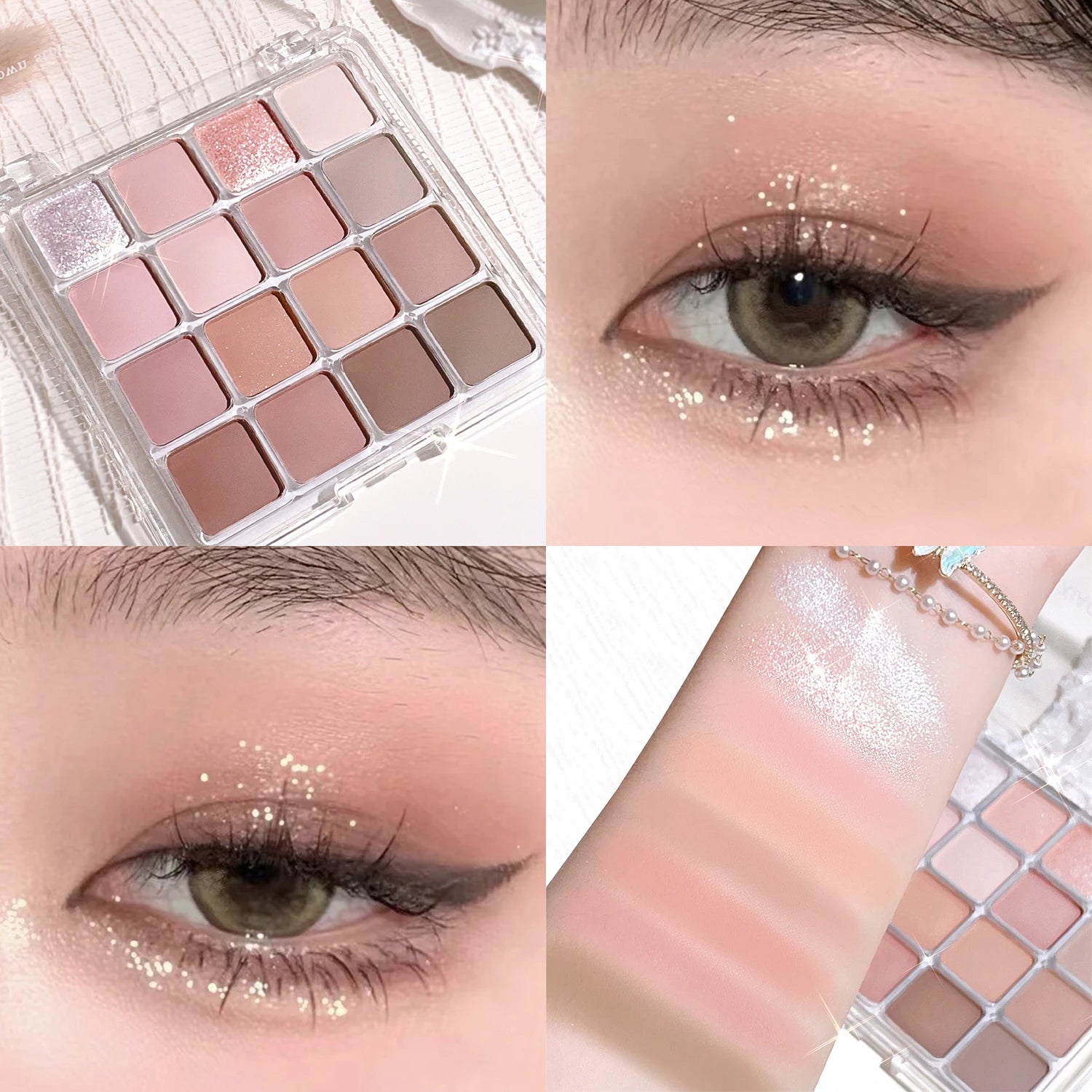 16-Color Sunset Eye Shadow Palette