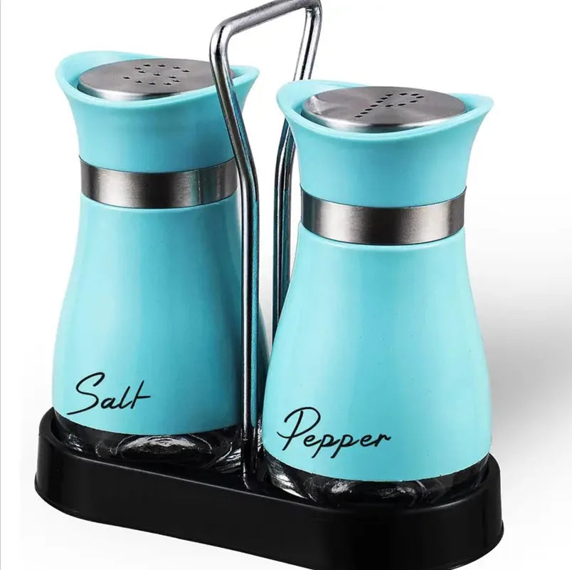2pcs Glass Spice Bottle Set
