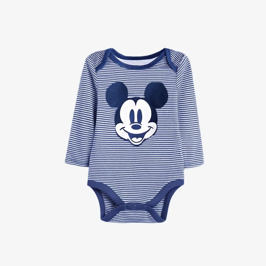 3-Pack Mickey Mouse Baby Rompers