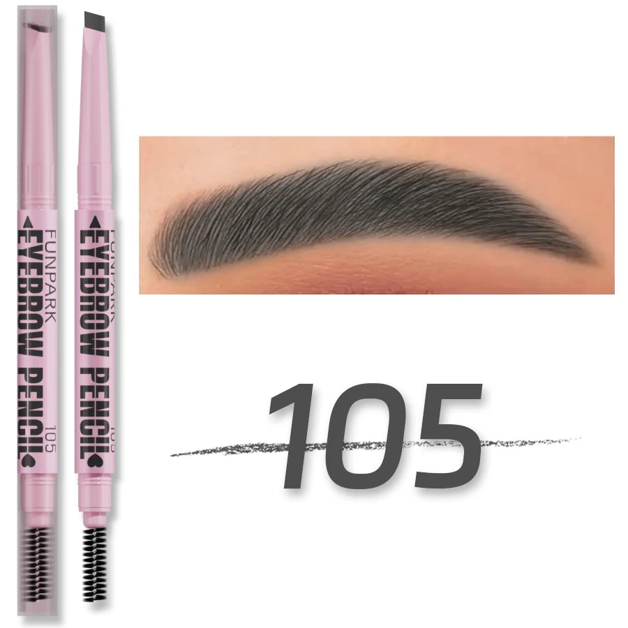 2-in-1 Waterproof Eyebrow Pencil and Tattoo Brus