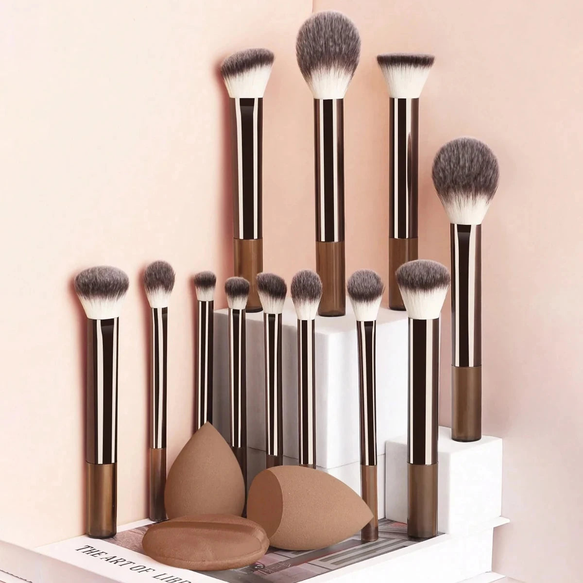 12-Piece Soft Synthetic Makeup Brush Set