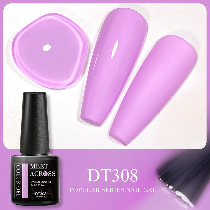 5ml Pink Dried Flower Gel Nail Polish