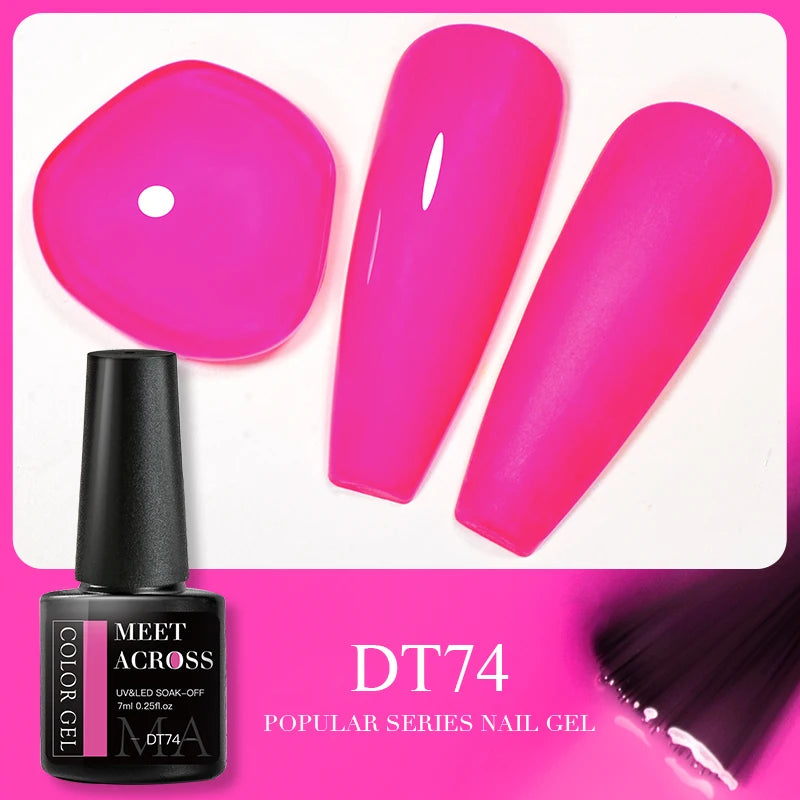 5ml Pink Dried Flower Gel Nail Polish