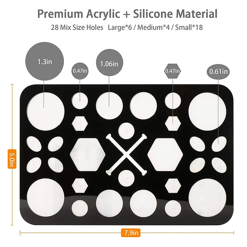 Collapsible Makeup Brush Drying Rack