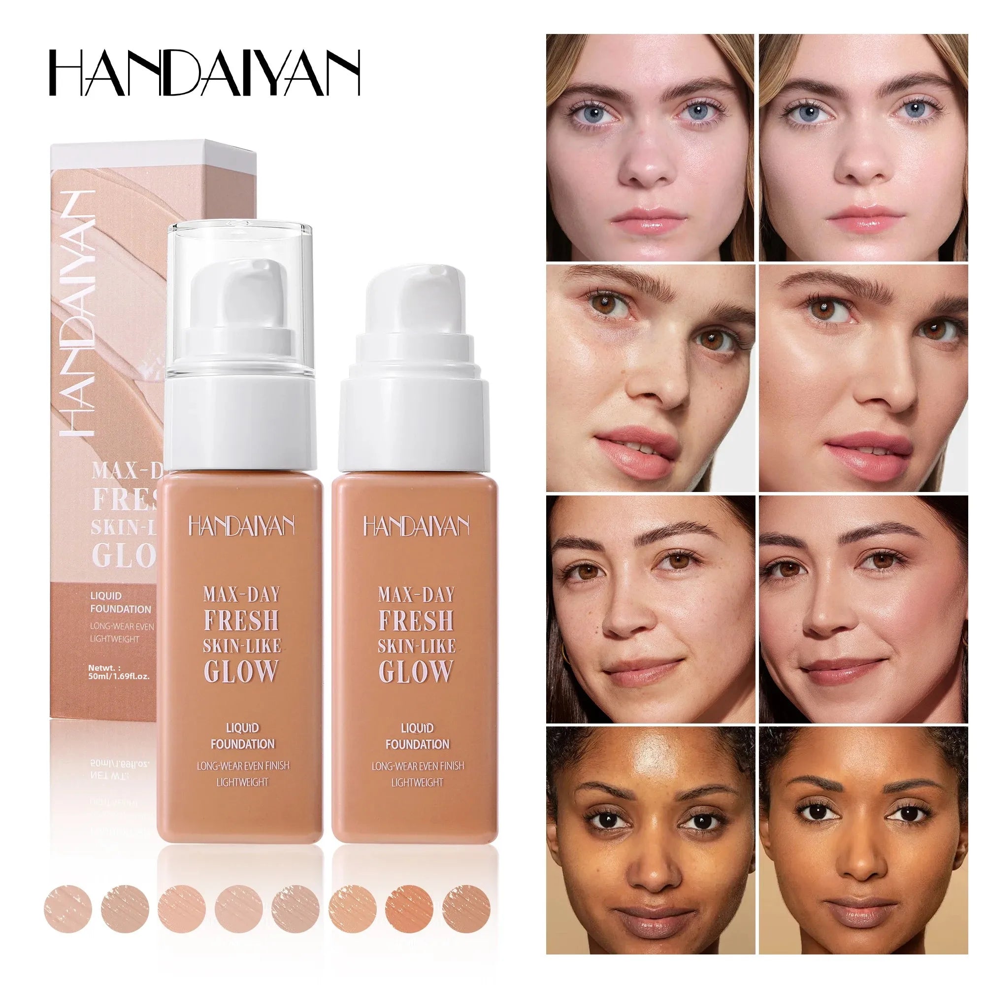 Long-Lasting Liquid Foundation