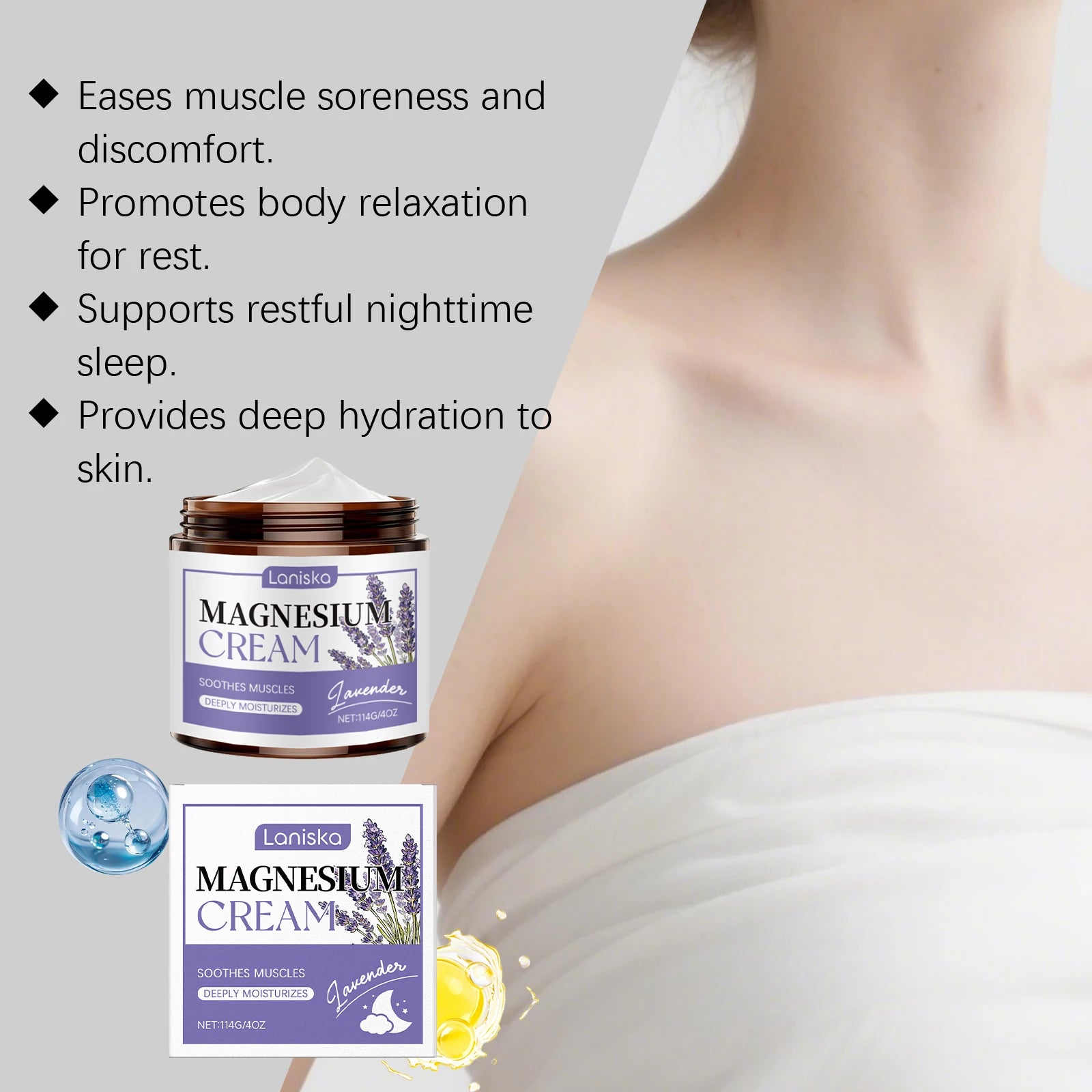 Lavender Magnesium Body Cream