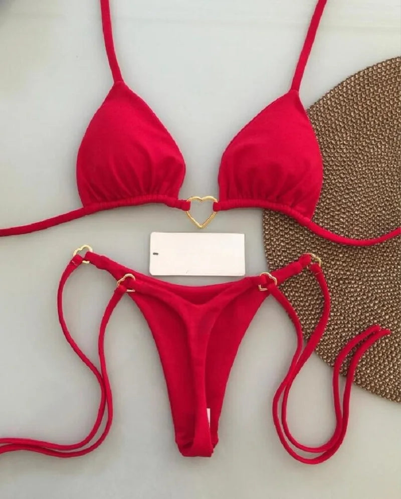 Two-Piece Brazilian Bikini Swimwear Set