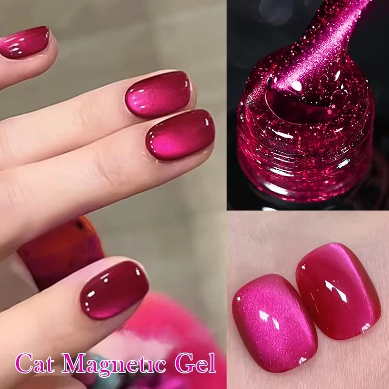 Sparkling Magnetic Cat Eye Gel Polish