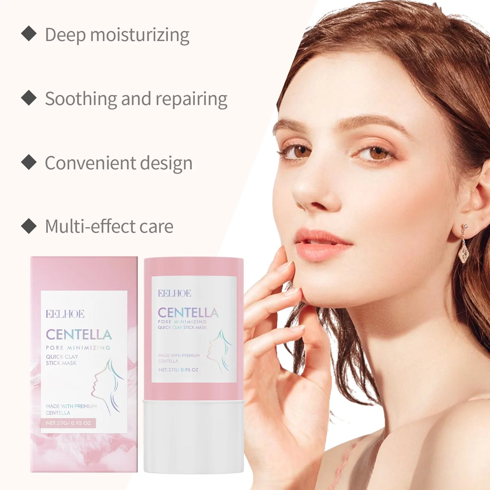 Centella Pink Clay Stick Mask