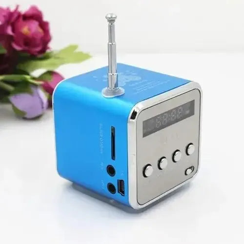 Portable Rechargeable FM Radio Mini Bluetooth Speaker