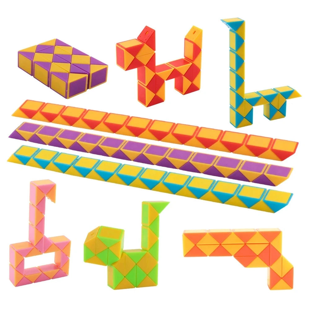 6-Piece Folding Magic Snake Puzzle