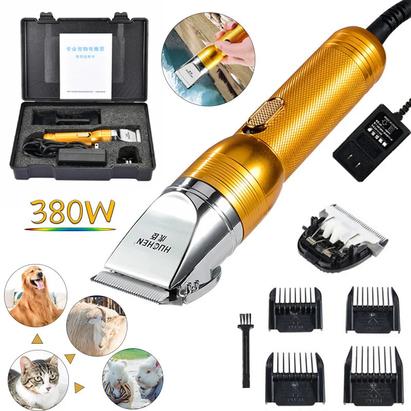 Cordless Pet Hair Trimmer for Efficient Grooming at Home