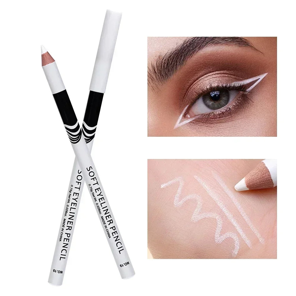 White Matte Eyeliner Pencil