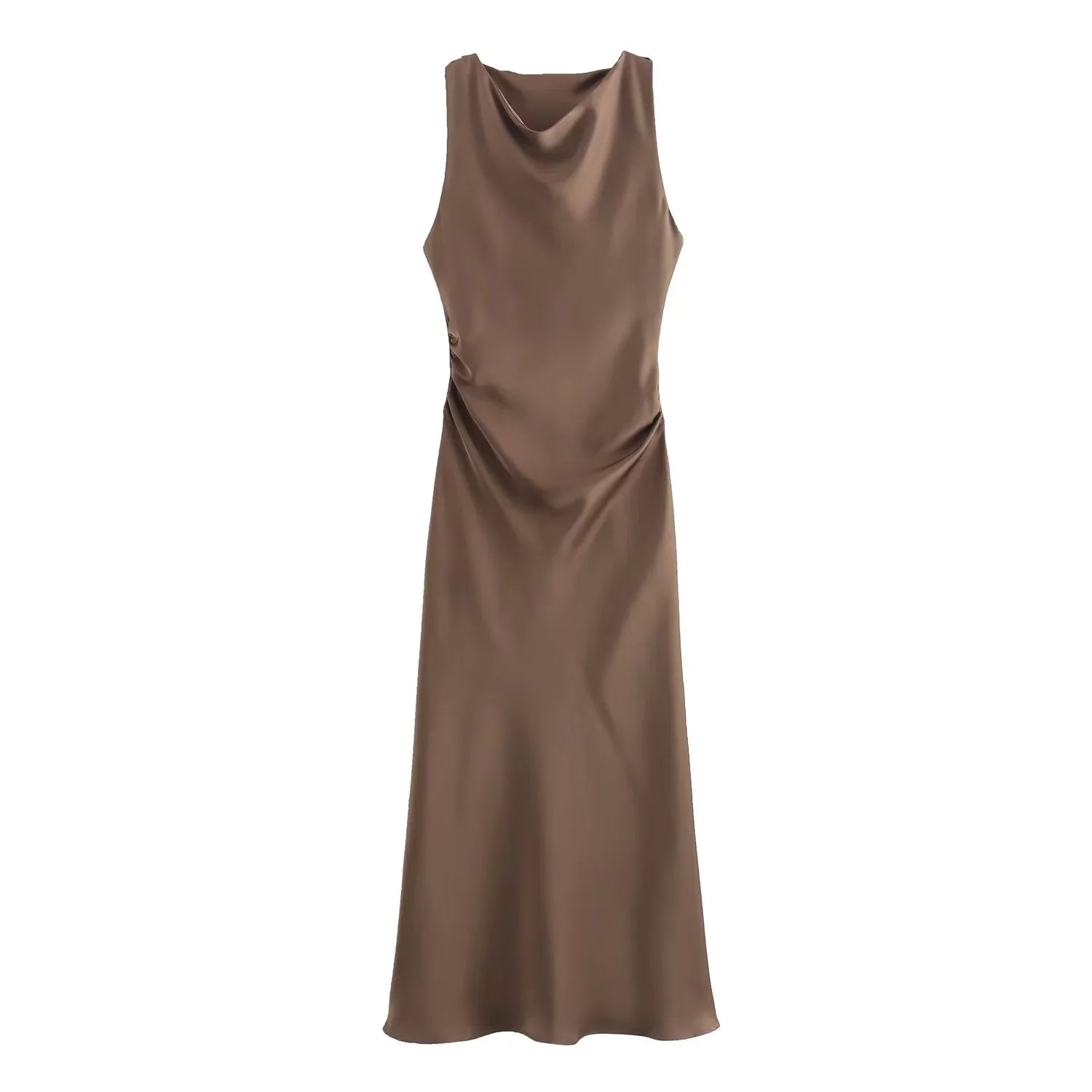 Elegant Satin Slip Dress