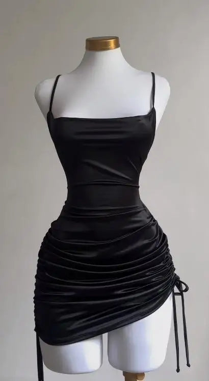 Sexy Lace-Up Halter Dress