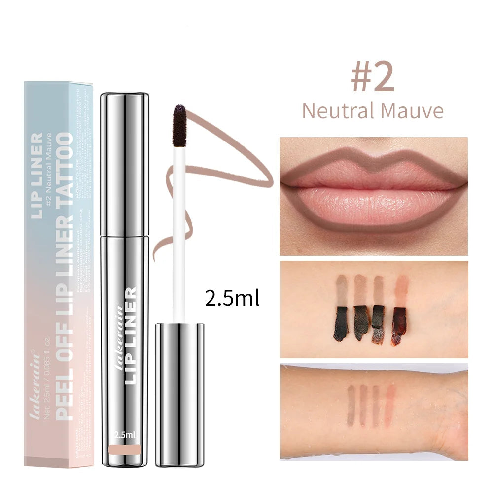 Waterproof Peel-Off Lip Tint and Liner