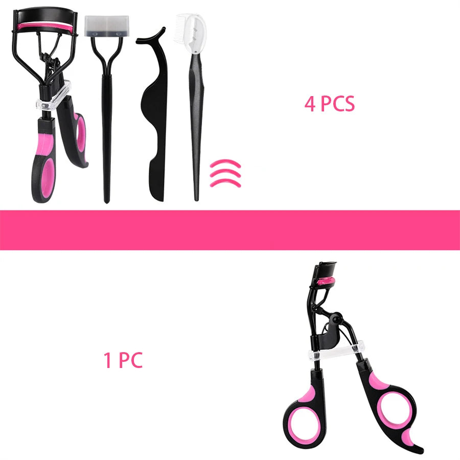 Dual Color Eyelash Curler and Brow Trimmer