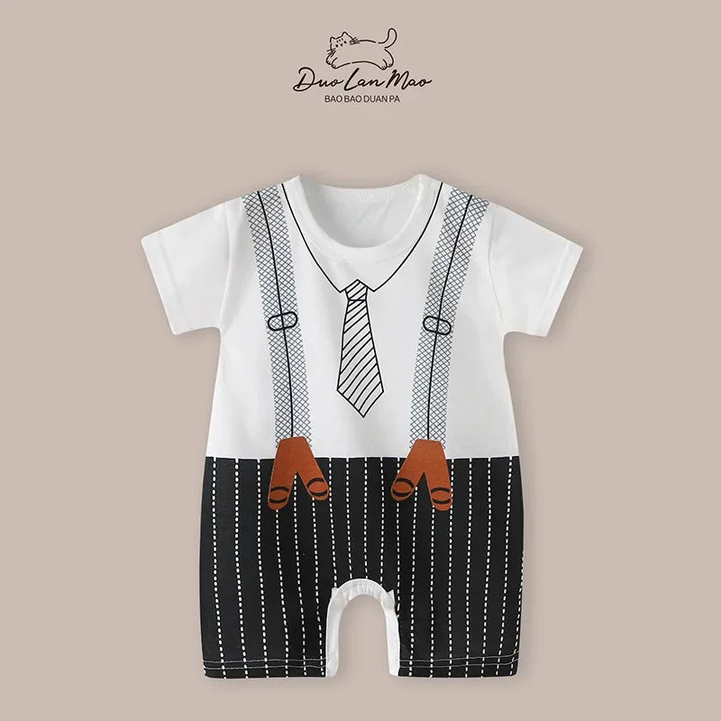 Summer Baby Cartoon Romper