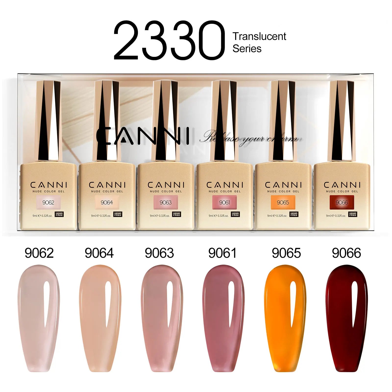 HEMA-Free Jelly Nude Pink Gel Polish Set