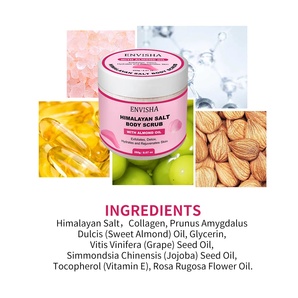 Rose Body Salt Scrub