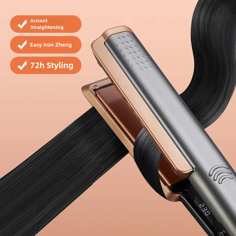 2-in-1 Ceramic Straightener Curler Ionizer