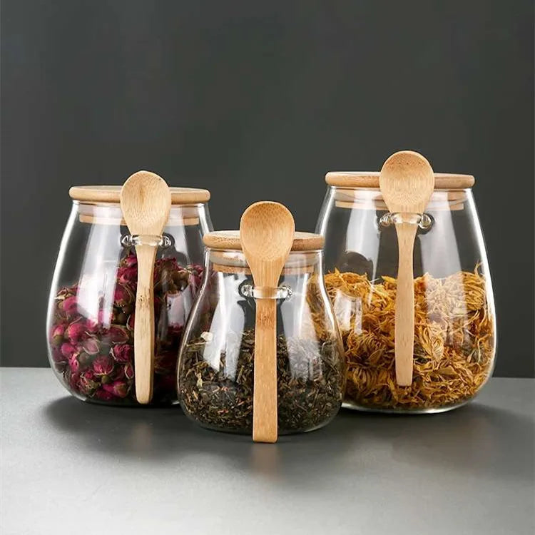 Glass Airtight Food Storage Jars