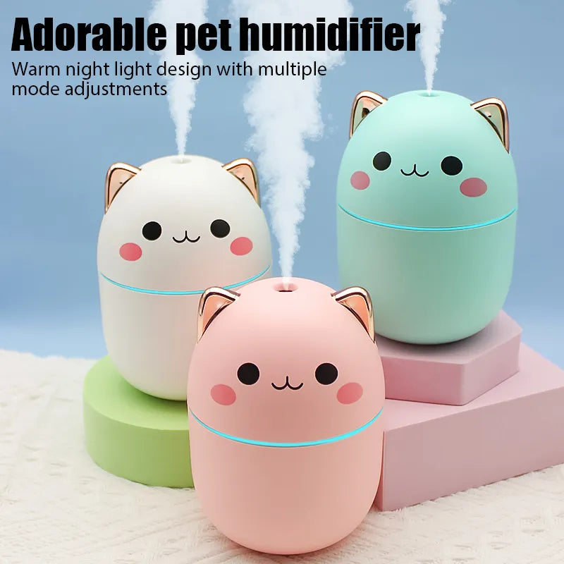 Mini Cute Air Humidifier Essential Oil Aroma Diffuser USB