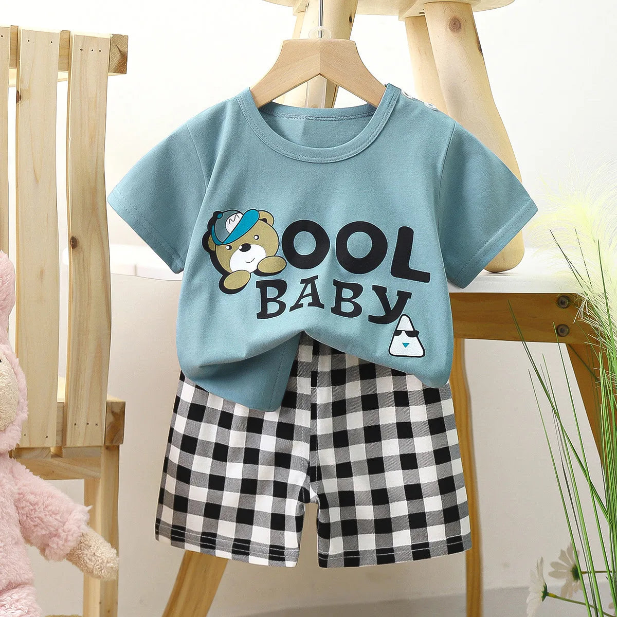 Summer Baby Outfit Set