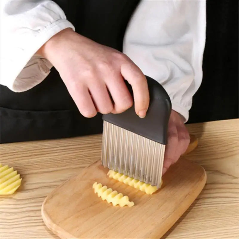 Stainless Steel Crinkle Cut Potato Slicer