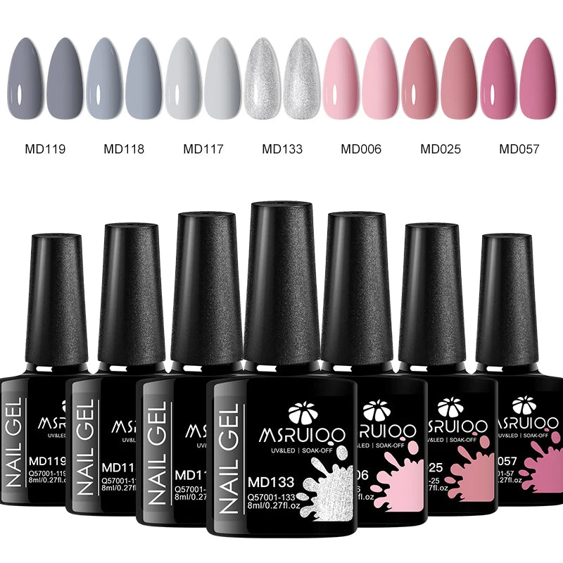 7-Piece UV Gel Polish Set