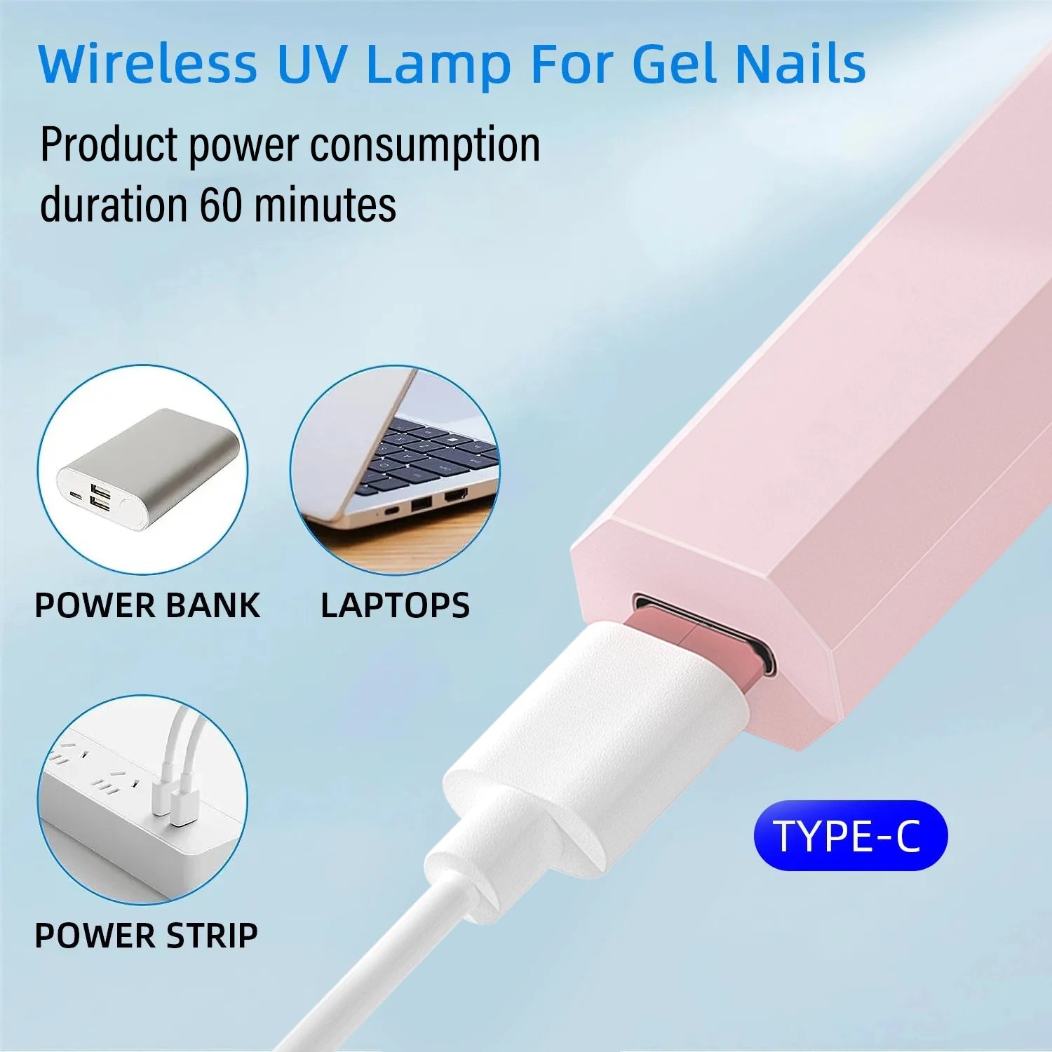 Handheld Mini UV LED Nail Lamp