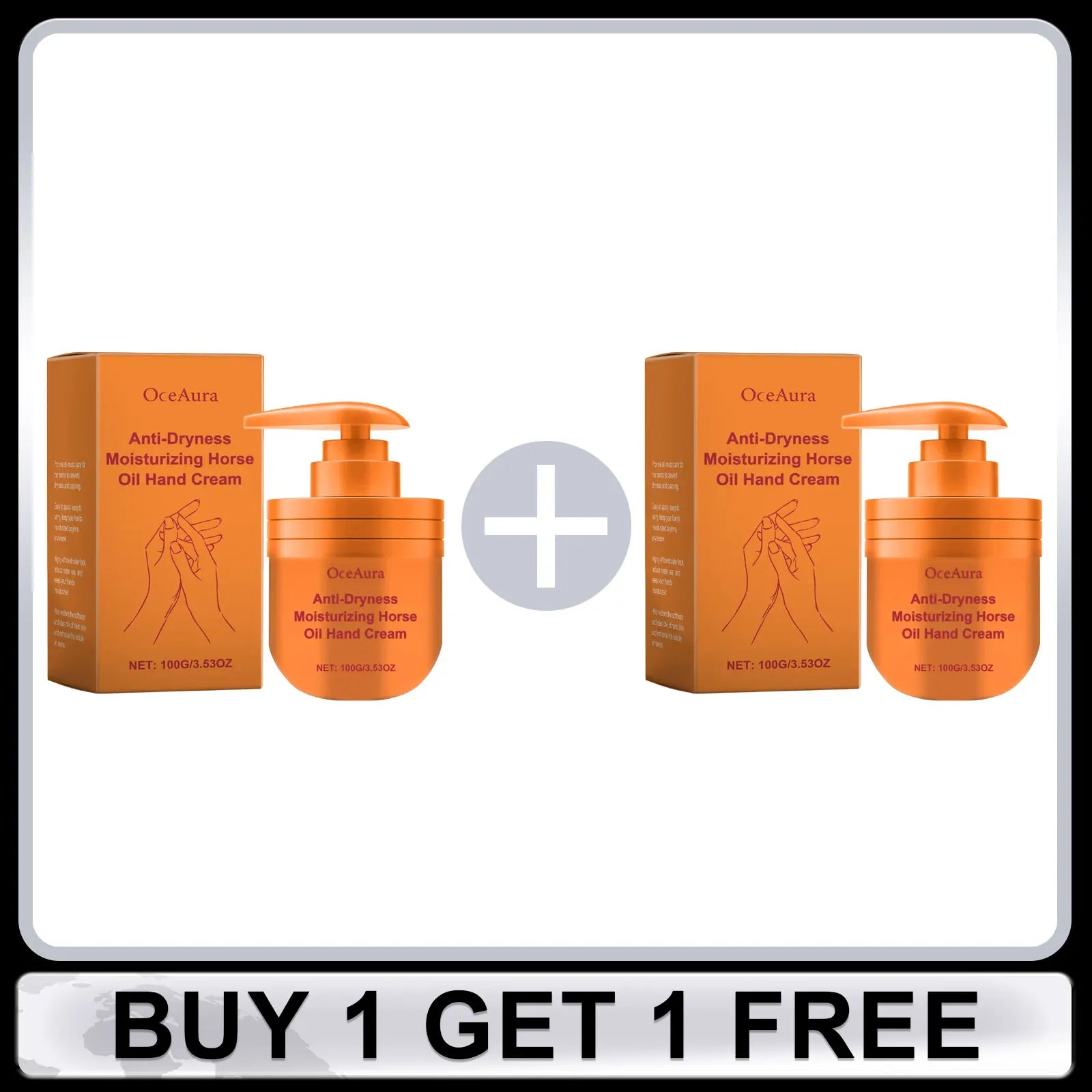 Horse Oil Moisturizing Hand Cream