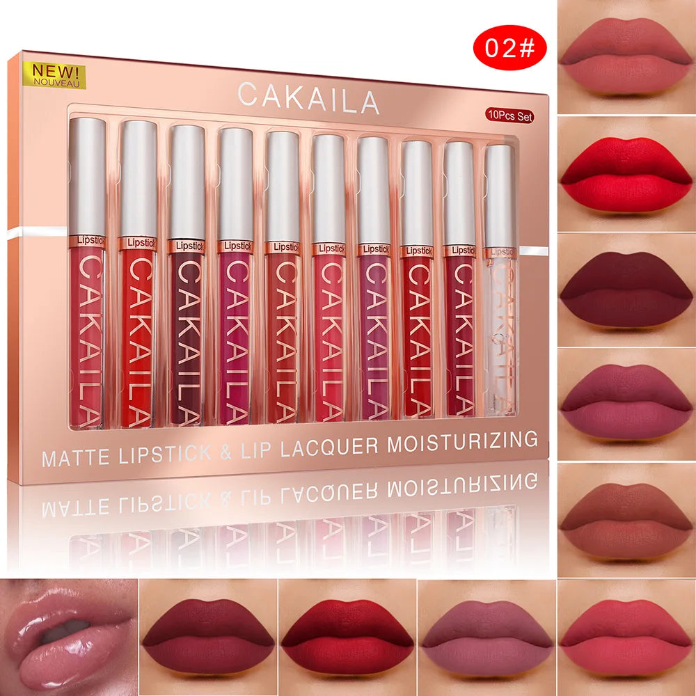 10 Nude Matte Liquid Lipsticks