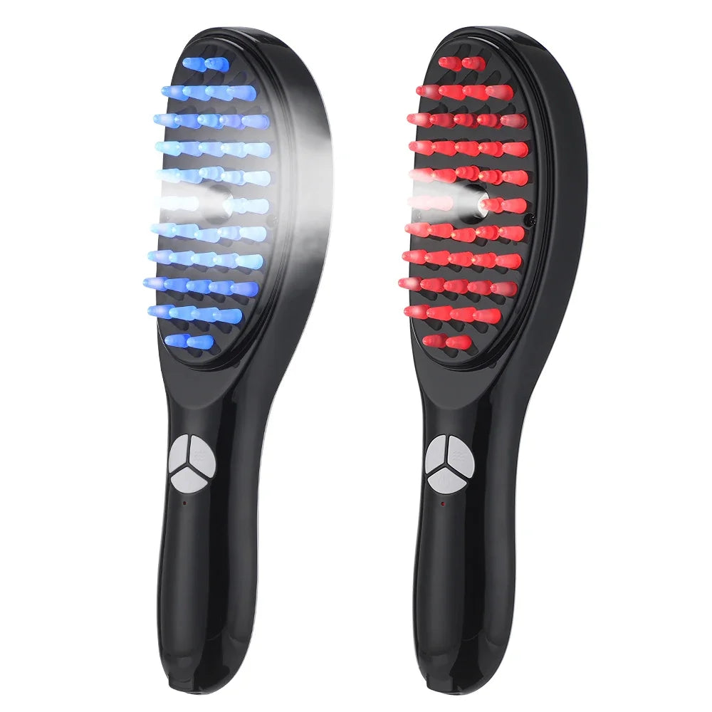 Electric LED Hair Growth Spray Comb