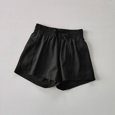 2-in-1 High Waist Quick-Dry Fitness Shorts
